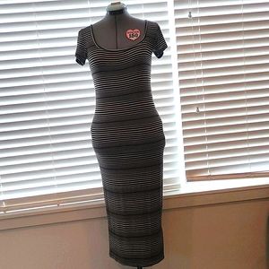 Billabong Striped Bodycon Dress